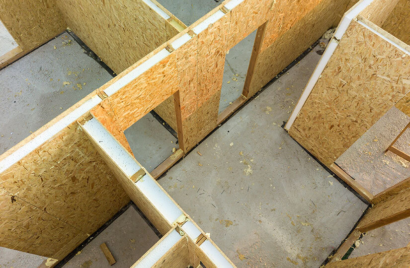 Ejemplo de construcción con madera de ingeniería